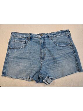 Universal Thread 90s Cutoff High-Rise Denim Shorts Size 14/R Light Blue